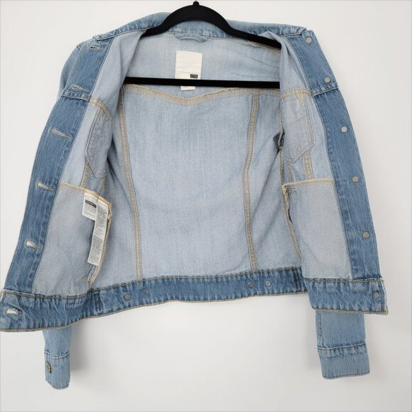 2010s Levi’s Light Wash Trucker Denim Jacket Size XSmall Classic Fit - Picture 5 of 11
